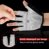 Sports Gloves Bikeboy Shockproof Gel Pad Gloves Cycling Half Finger Sport Gloves Men Women Summer Bicycle Gym Gloves Fitness mtb P230512