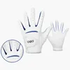 Sporthandschoenen kinderen golfhandschoenen schapenvacht en lycra echte sportieve game golf ballen kinderen geschenken 1 paar 2 kleuren p230512