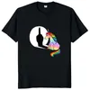 T-shirts pour hommes Licorne Doigt du milieu T-shirt drôle Sarcasme Ombre Licorne T-shirt pour hommes pour femmes 100% coton Taille EU Streetwear T-shirts 230512