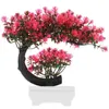 Flores decorativas Japanese Home Decor Bonsai Decoraciones Para Salas De Casa Tree