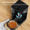 Feeding Repetsun 4L Automatic Pet Feeder Transparent Window Cat Food Dispenser Can Record Sound Cat Dog Timing Stainless Steel Pet Bowl