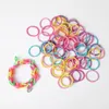 Brin Makersland bricolage élastique Bracelet Couple amis anneau de cheveux utilisation multifonctionnelle couleur mélangée en gros