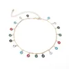 Ras du cou gland évidé coloré petite fleur cercles collier pour femmes esthétique mode romantique Vintage colliers cadeau