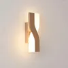 Appliques murales nordique Simple lampe à LED moderne chambre chevet réglable lumières rotatives salon porche décor éclairage