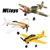 Electric/RC Aircraft WLtoys A220 A210 A260 2.4G 4Ch 6G/3D Stunt Plane Six Axis RC Fighter RC Airplane Electric Glider Unmanned Aircraft Outdoor Toy 230512