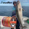 Braid Line Jiooudao Fishing Line W9 300m 500m 1000m 1500m 9 Strängar Multicolor flätad fiskelinje Multifilament PE Fish Wire 20lb200lb 230511