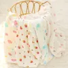 Blankets Swaddling 6 Layers Bamboo Cotton Baby Receiving Infant Kids Swaddle Wrap Sleeping Warm Quilt Bed Cover Muslin 230512