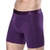 Onderbroek van hoge kwaliteit lange poot boksers shorts slipje mannen sport katoen elastisch ondergoed groot formaat heren sexy boksershorts cueca