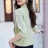 Женские костюмы Naviu Fashion Women Blazer Летний темперамент Элегантный формальный касул с половиной рукава.