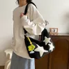 Torby talii y2k vintage kobiety Korean Lolita Star Messenger torebki torby na ramię Kawaii Egirl Schoolbag Torby
