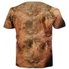 RUKAS T-shirt grafica orangutan girocollo gobbo stampa 3D di grandi dimensioni casual a maniche corte moda casual abbigliamento 3D divertente/estate/bagnato asciutto/estate