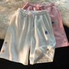 Dames shorts borsten ontwerpport sporten shorts casual allmatch buitenste slijtage elastische taille vijfpunt broek trend shorts vrouwelijke hoge taille shorts 230511