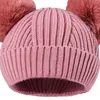 Berets Simple Hat Glove Set Anti-Fade Restry Kids Mittens Winddichte Baby Breanie Cap Gloves Kit