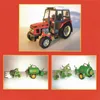 Outros brinquedos 1 32 tcheco Zetor 77457211 Modelo de cartão de trator Conjuntos de edifícios manuais Máquinas agrícolas DIY Toy educacional de carro 230511