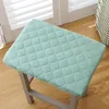 Pillow Solid Color Rectangular Stripe Plush Chair Pads Household Classroom Stool Seat Mats Student Universal Comfortable