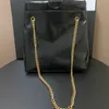 Duża pojemność torby na zakupy mody kosze na śmieci dla kobiet designerskie łańcuchy torebki litera regulowana łańcuch sprzętu do zamykania kieszonkowym zamek błyskawiczny