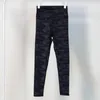 LL Pantalones de yoga de camuflaje para mujer Fitness Deportes Correr Levantamiento de caderas Secado rápido Mallas de cintura alta transpirables para mujer Sin logotipo