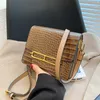 12% OFF Bag 2024 New Launch Designer Handbag New Pig Nose Crocodile Pattern Tofu Flight Attendant One Shoulder Crossbody Small Square