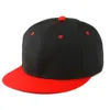 Snapbacks Hat Snapback Classic Flat Tone Berretto da baseball Cappelli Hip Hop Tinta unita bianca Taglia cappello regolabile Informazioni di base P230512