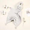 Couvertures emmailloter bébé coton mousseline couette couverture doux né poupées de couchage mignon chat enfants sommeil jouet apaiser apaiser serviette bavoirs salive 230512