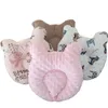 Pillows born Baby UShaped Cotton Bear Eccentric Head Correction Shaping Children Beddings Bed Products 230512