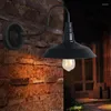 Lampada da parete American Vintage Illuminazione per interni Lampade da comodino Lampade in ferro Applique per loft industriale per la casa E27 220V