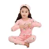 Pigiama Primavera-Autunno homewear neonate puro cotone simpatico animale rosa pigiama colorato 2-13T bambini che dormono indossano camicia per bambini 230511