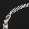 Choker Quality Classic Fashion 5 Full Rhinestone Sparkling Bride Ol Card Neck Chain Necklace Two-color #N040