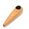 Pipes à fumer Tuyau en bois conique avec raccords de tuyauterie en bois petits et portables intégrés