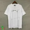 Koszulki męskie duże bawełniane kith tuńczyka HD Drukuj T-shirt T230512