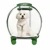 Transportadores Pet Trolley Case Transparent Bubble Box Cat e Dog Travel Transport Case 360 Graus Vista Panorâmica Bolsa Outing Package