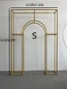 Party Decoration Wedding Arch Flower Stage Backdrop Metal Truss Cuboid Arc Background Gold Stand Props Round StandParty