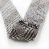 Bow Ties Bomullslinne för män Casual mode 6cm mager nack slips män gåvor bröllopsfest designer