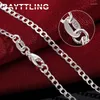 Chains S925 Sterling Silver 16-30 Inch 2MM Side Chain Figaro Necklace For Women Men Fashion Wedding Jewelry Gifts