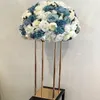 Украшение вечеринки 12шт) стиль металлический цветочный ваза роскошная стойка