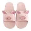 Slippers 2023 porco rosa feminino adorável garoto de humor Parceiro em casa, confortável banheiro antiskídeo Cool Mom Sapatos Male 230511