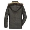 Hommes duvet 6XL hiver Parkas manteau polaire col de fourrure à capuche mâle épaissir chaud décontracté Parka hommes Rand gros mince pardessus G7176