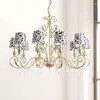 Chandeliers Nordic Lamps Ceiling Gold Contemporary Crystal Chandelier Art Deco Dining Room Lighting