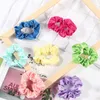 Haarrubberbanden 60 PCSlots Vintage Scrunchie Pack rekbare vrouwen elastische meid hoofdkleding clips banden staarthouder 230512