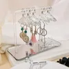 Smycken påsar mini kappa hängande rack örhänge display stan förvaringshow krok för flickor diy gåva droppe