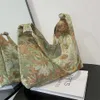 Shopping Bags Fashion Folding Women's Shopper Bag Personalized Oil Painting Graffiti Tote Bag Eco Crossbody Bag Hand-Held Shoulder Canvas Bag