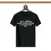 Mens Letter Print T Shirts Luxury Black Fashion Designer Summer High Quality Top Short Sleeve Size S-XXXL I26