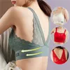 Bras 2023 Summer Bras Bras Women Seksowne bielizny koronkowe mosiądzki pchaj bieliznę Kobietowe Intymaty V Back Bralette Sport Bra P230512