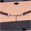 Sautoirs Noir Dentelle Collier Ras Du Cou Acrylique Collier Vintage Bijoux Pendentifs Femmes Femme Bijoux Cadeau De Noël Drop Del Dhgarden Dhgb5