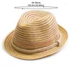 Cappelli a tesa larga Cappello di paglia estivo per le donne Lady Bohemia Outdoor Beach Tour Protezione solare Cappellini Panama Ragazze Western Cowboy Cool Basin Cap