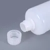 Depolama Şişeleri 1 PCS Kapaklı 1000ml Yuvarlak Plastik Şişe Yüksek Kaliteli HDPE Malzeme Yeniden doldurulabilir paketleme kapları