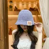 ワイドブリム帽子2023日本のストローバケツハット女性夏の日焼け止めins汎用旅行折りたたみ折りたたみ式クロシュサンキャップ