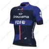 Set di maglie da ciclismo 2023 France Team Set Abbigliamento manica corta Camicie da bici da strada Tuta Pantaloncini con bretelle da bicicletta MTB Wear Ropa Maillot 230511