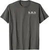メンズTシャツ英国ブリティッシュスペシャルボートサービスSBSロゴメンTシャツ半袖カジュアルコットンOネックサマーハラジュクシャツ