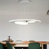 Chandeliers Restaurant Chandelier Bar Table Dining Room Rectangular Modern Minimalist Nordic Light Luxury Lamps